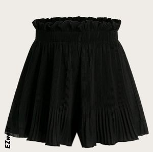Pleated Flowy Shorts